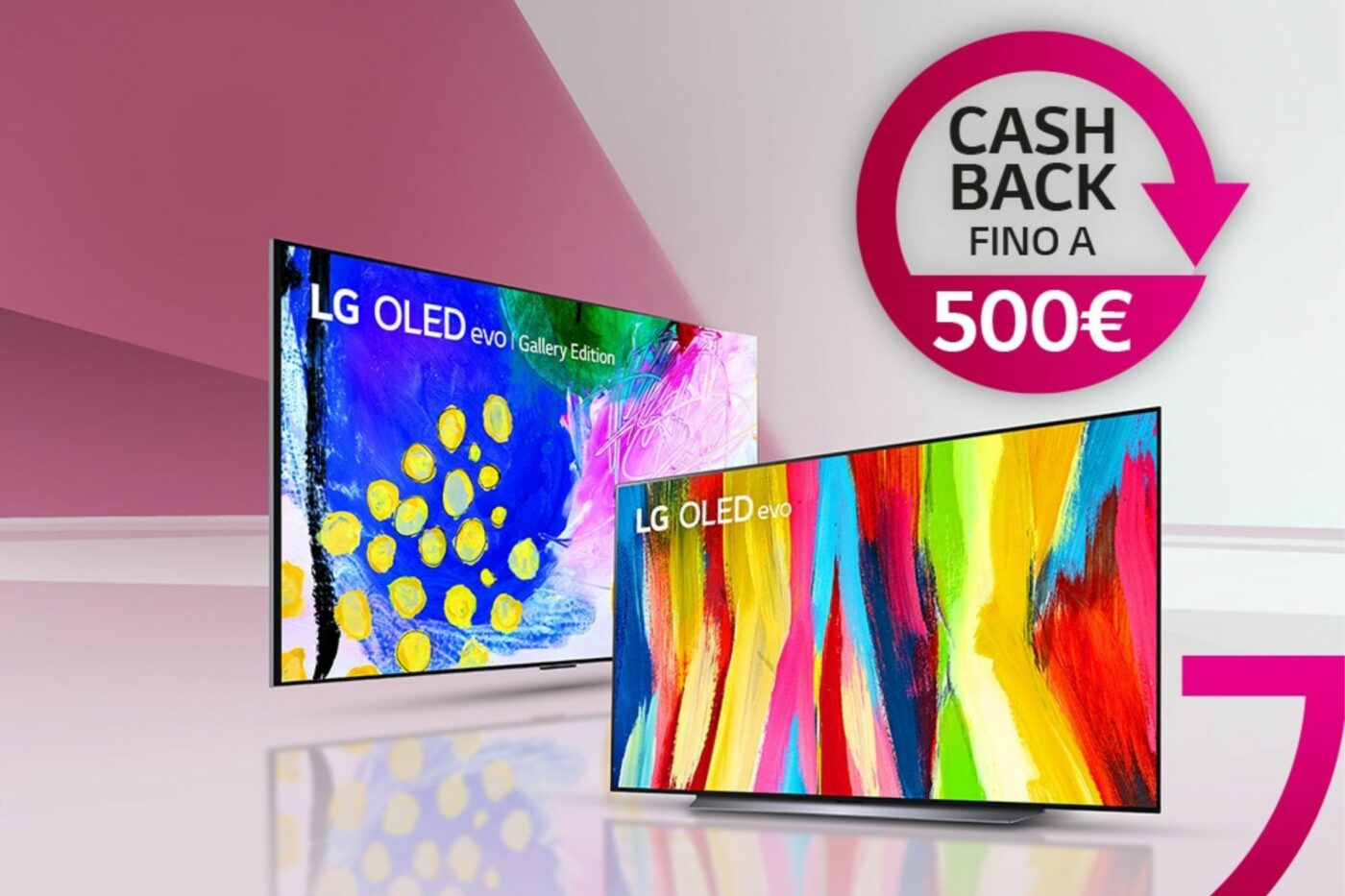 Cashback TV LG OLED C2 E G2 Rimborso Fino A 500 Euro