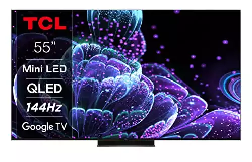 TCL 55C839 Smart TV 55” QLED Mini LED 4K Ultra HD 144Hz con Dolby Vision e Atmos